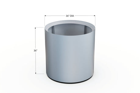 Aluminum Round Planter - Plantercraft