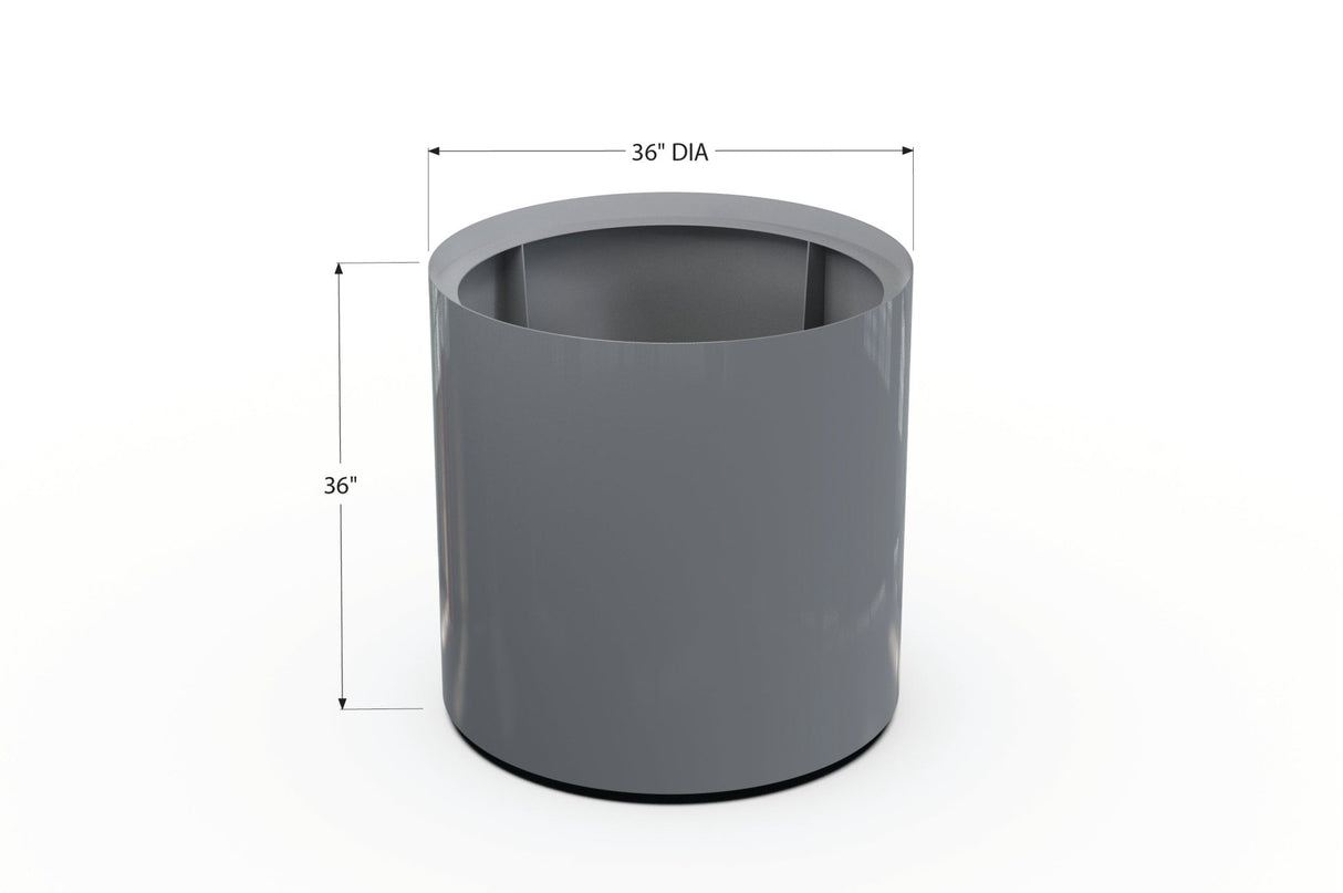 Aluminum Round Planter - Plantercraft