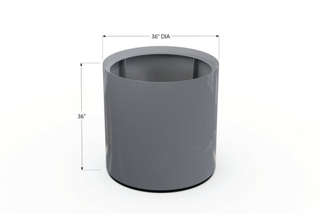 Aluminum Round Planter - Plantercraft