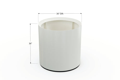 Aluminum Round Planter - Plantercraft