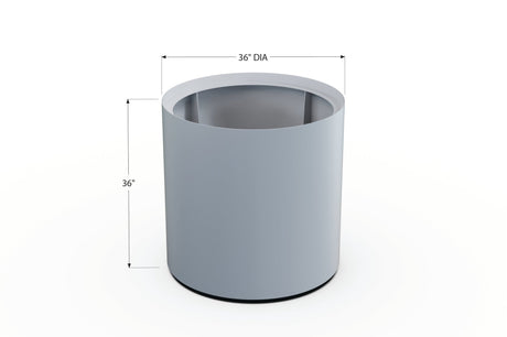 Aluminum Round Planter - Plantercraft