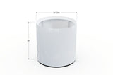 Aluminum Round Planter – 24" to 36" DIA