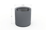 Aluminum Round Planter – 24" to 36" DIA
