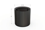 Aluminum Round Planter – 24" to 36" DIA