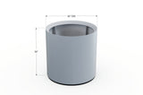 Aluminum Round Planter – 24" to 36" DIA
