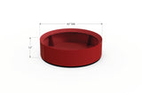 30% OFF Aluminum Round Planter – 48" DIA x 18" H