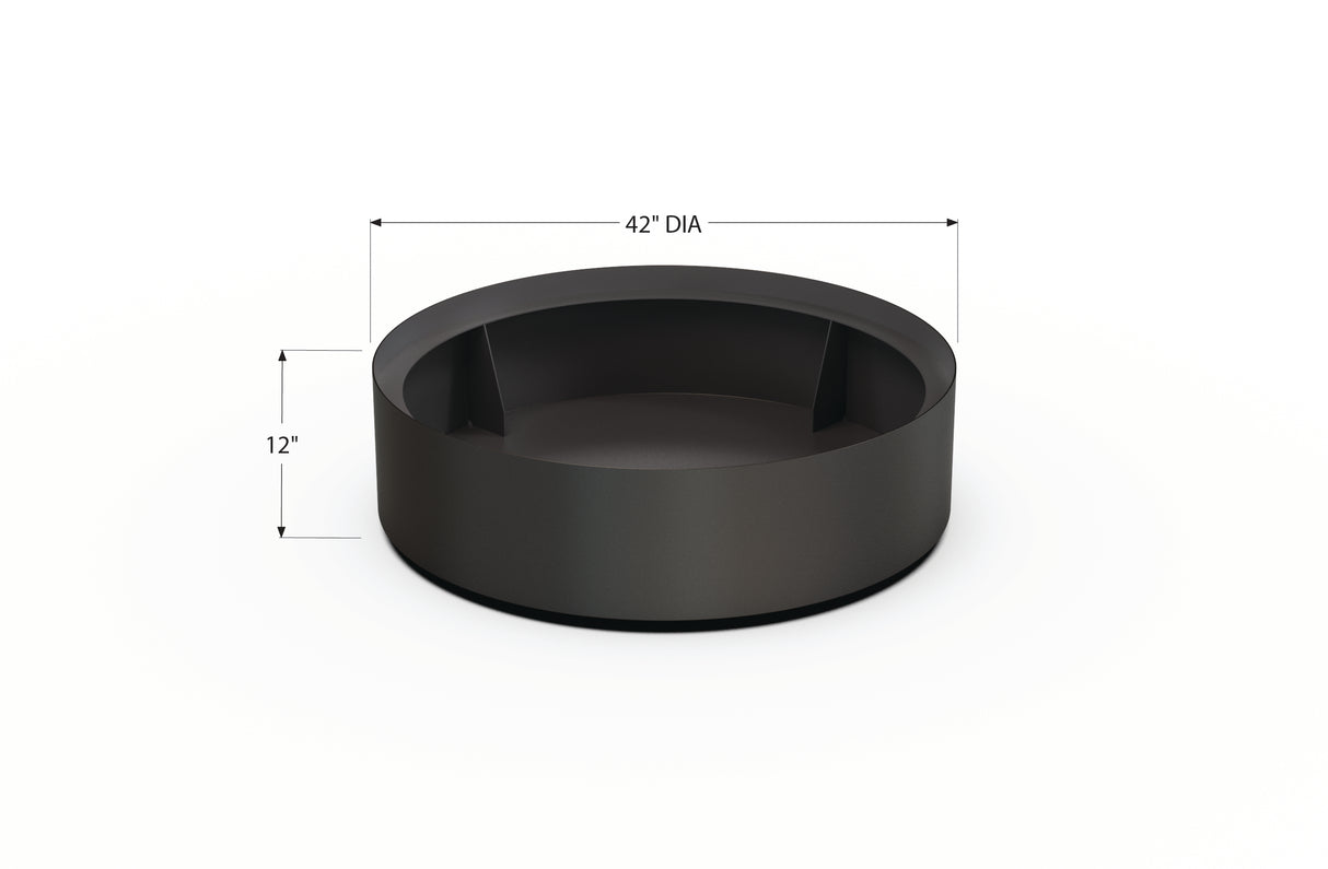 30% OFF Aluminum Round Planter – 48" DIA x 18" H