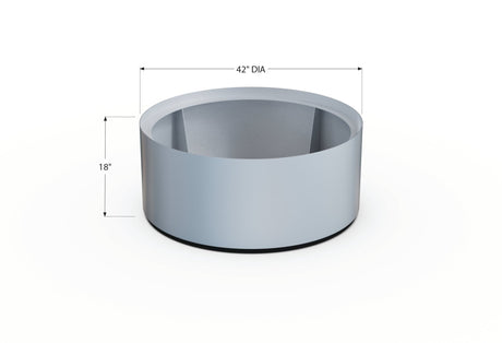 Aluminum Round Planter - Plantercraft