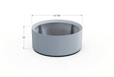 Aluminum Round Planter - Plantercraft