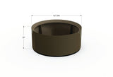 Aluminum Round Planter - Plantercraft
