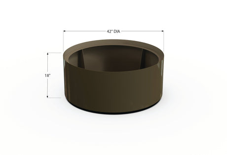 Aluminum Round Planter - Plantercraft