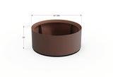 Aluminum Round Planter - Plantercraft