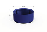 30% OFF Aluminum Round Planter – 48" DIA x 18" H