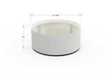 30% OFF Aluminum Round Planter – 48" DIA x 18" H