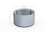 Aluminum Round Planter - Plantercraft