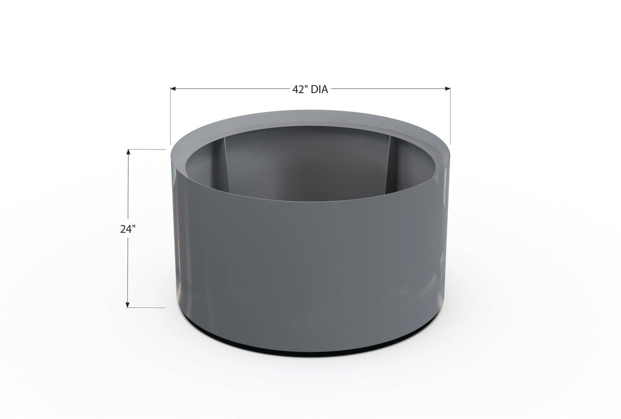 Aluminum Round Planter - Plantercraft