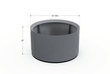 Aluminum Round Planter - Plantercraft