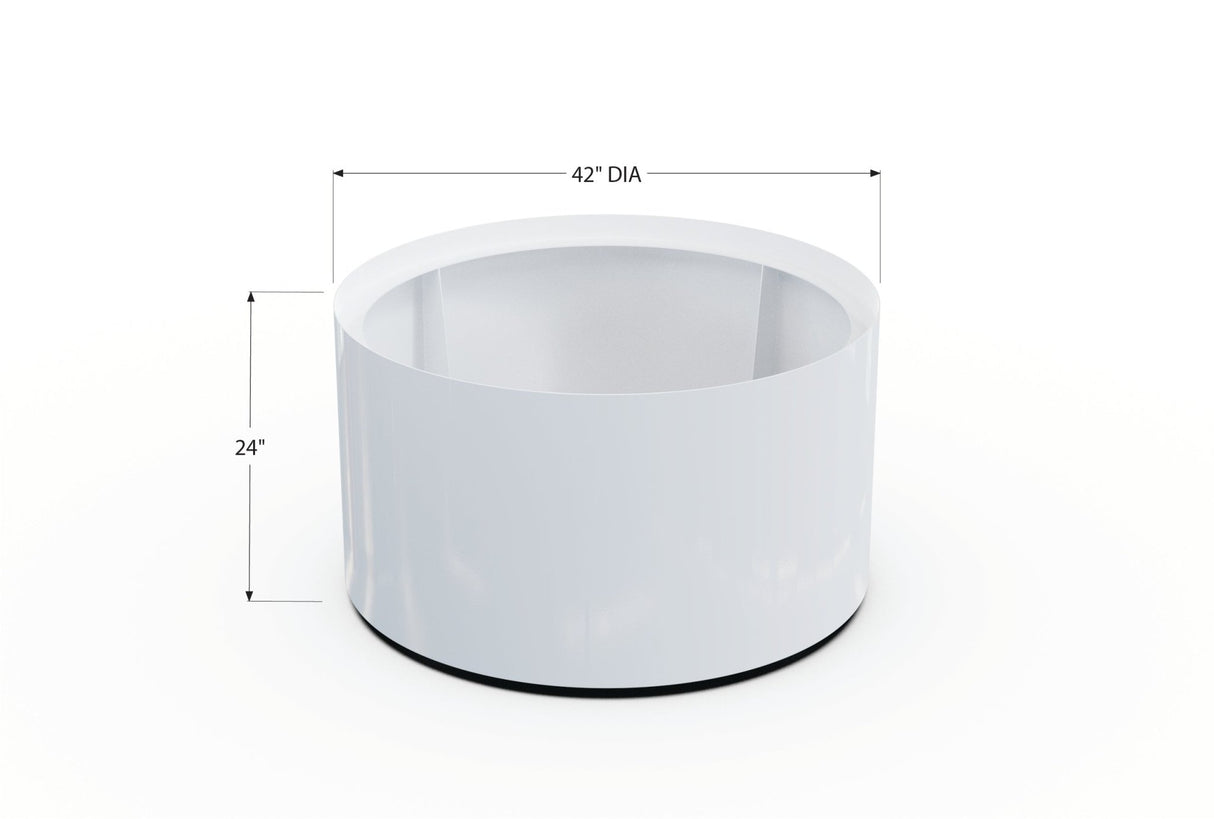 Aluminum Round Planter - Plantercraft