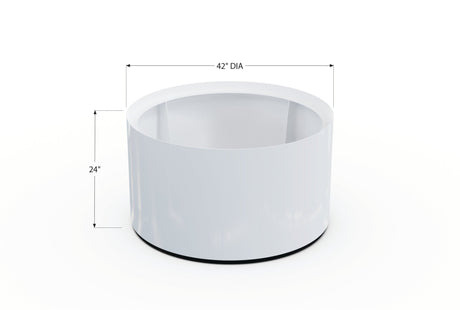 Aluminum Round Planter - Plantercraft