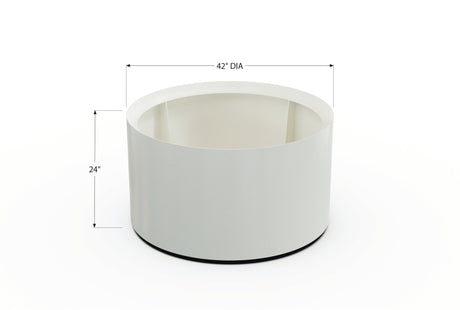 Aluminum Round Planter - Plantercraft