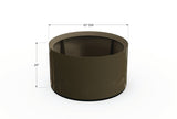 Aluminum Round Planter - Plantercraft
