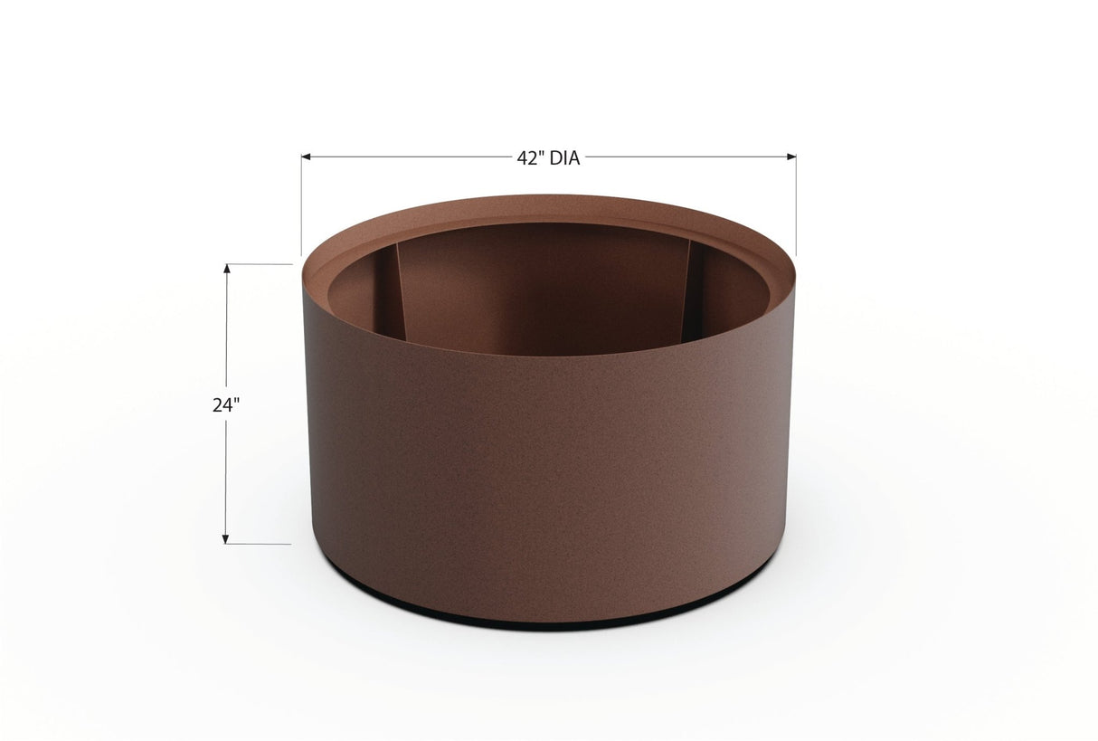 Aluminum Round Planter - Plantercraft