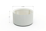 30% OFF Aluminum Round Planter – 48" DIA x 18" H