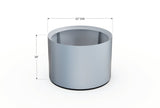Aluminum Round Planter - Plantercraft