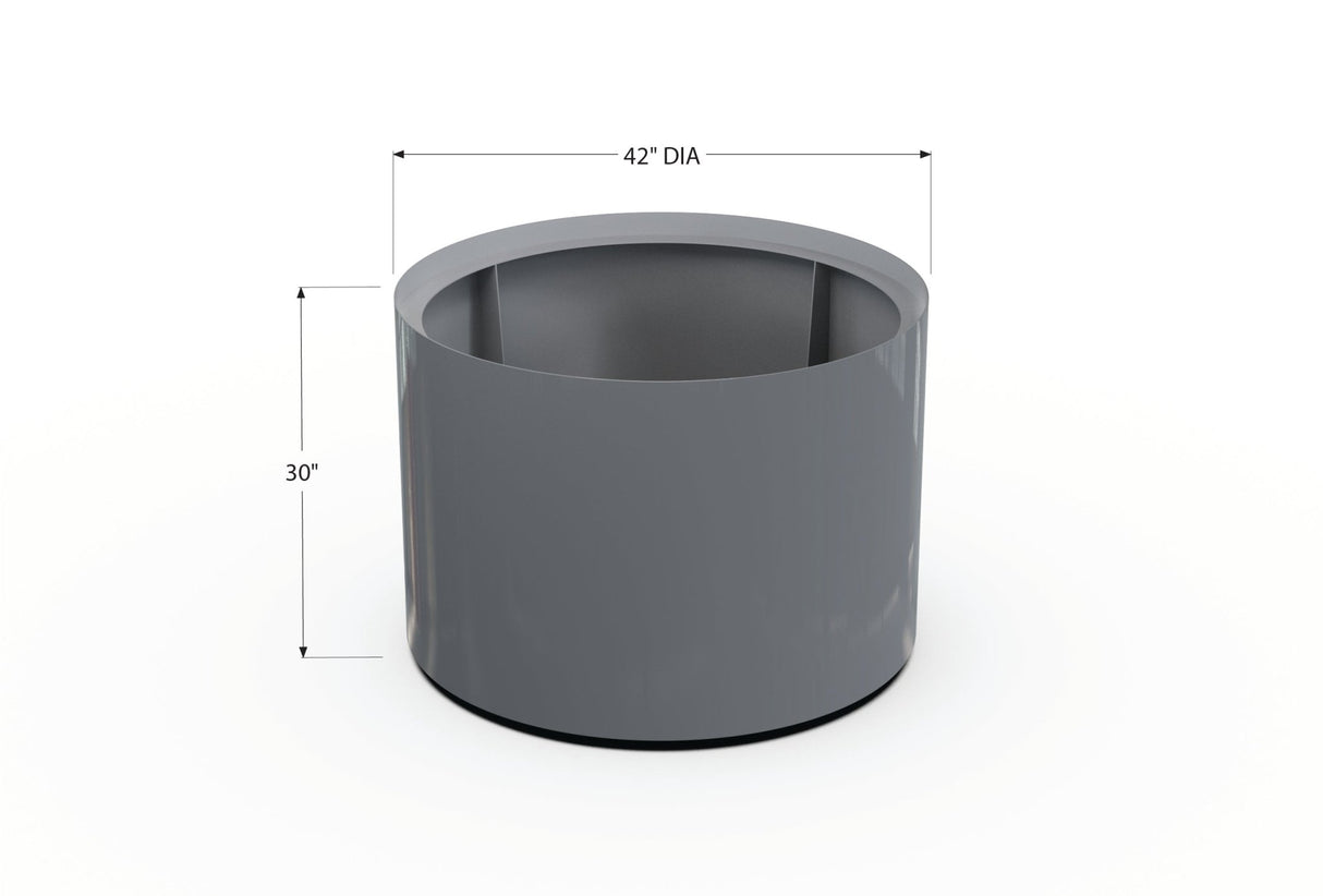 Aluminum Round Planter - Plantercraft
