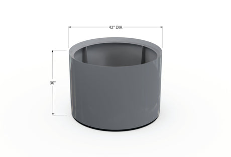 Aluminum Round Planter - Plantercraft
