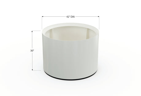 Aluminum Round Planter - Plantercraft