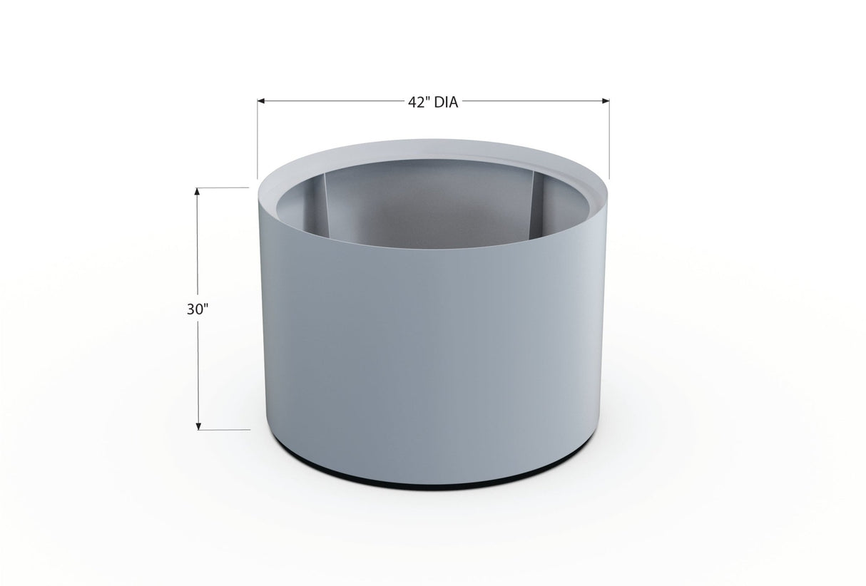 Aluminum Round Planter - Plantercraft