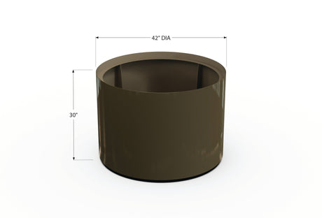 Aluminum Round Planter - Plantercraft