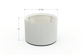 30% OFF Aluminum Round Planter – 48" DIA x 18" H