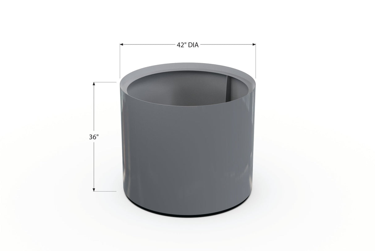 Aluminum Round Planter - Plantercraft