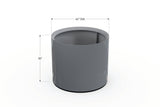 Aluminum Round Planter - Plantercraft