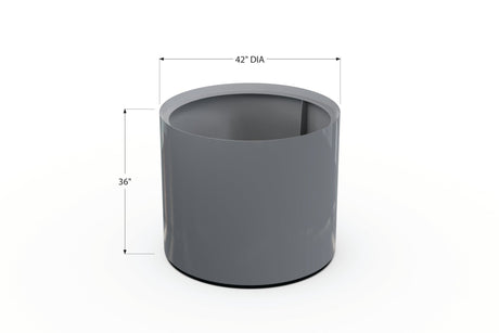 Aluminum Round Planter - Plantercraft