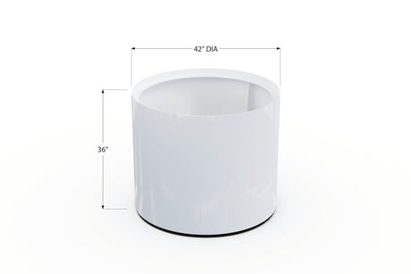 Aluminum Round Planter - Plantercraft