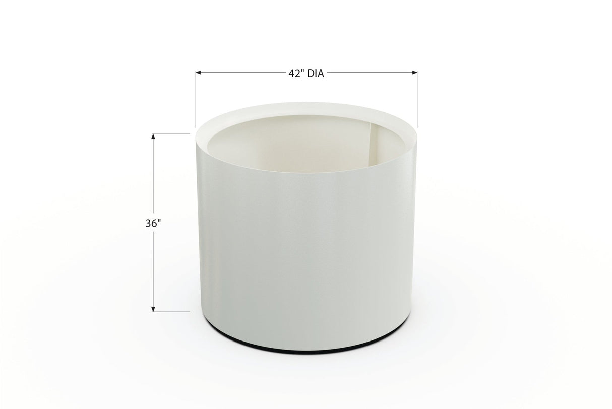 Aluminum Round Planter - Plantercraft