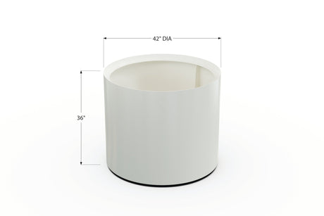 Aluminum Round Planter - Plantercraft