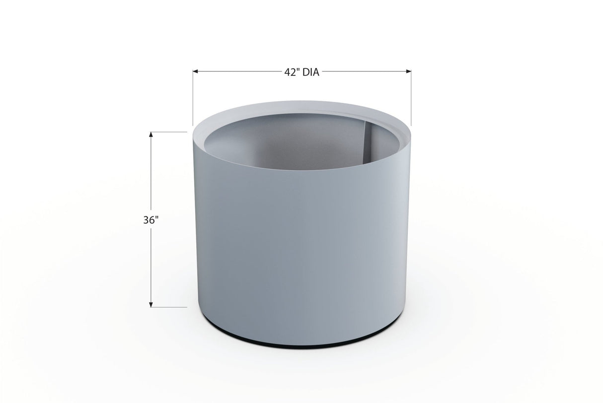 Aluminum Round Planter - Plantercraft