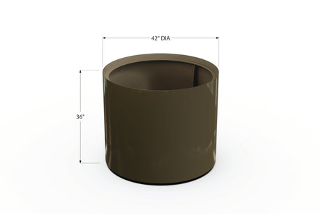 Aluminum Round Planter - Plantercraft