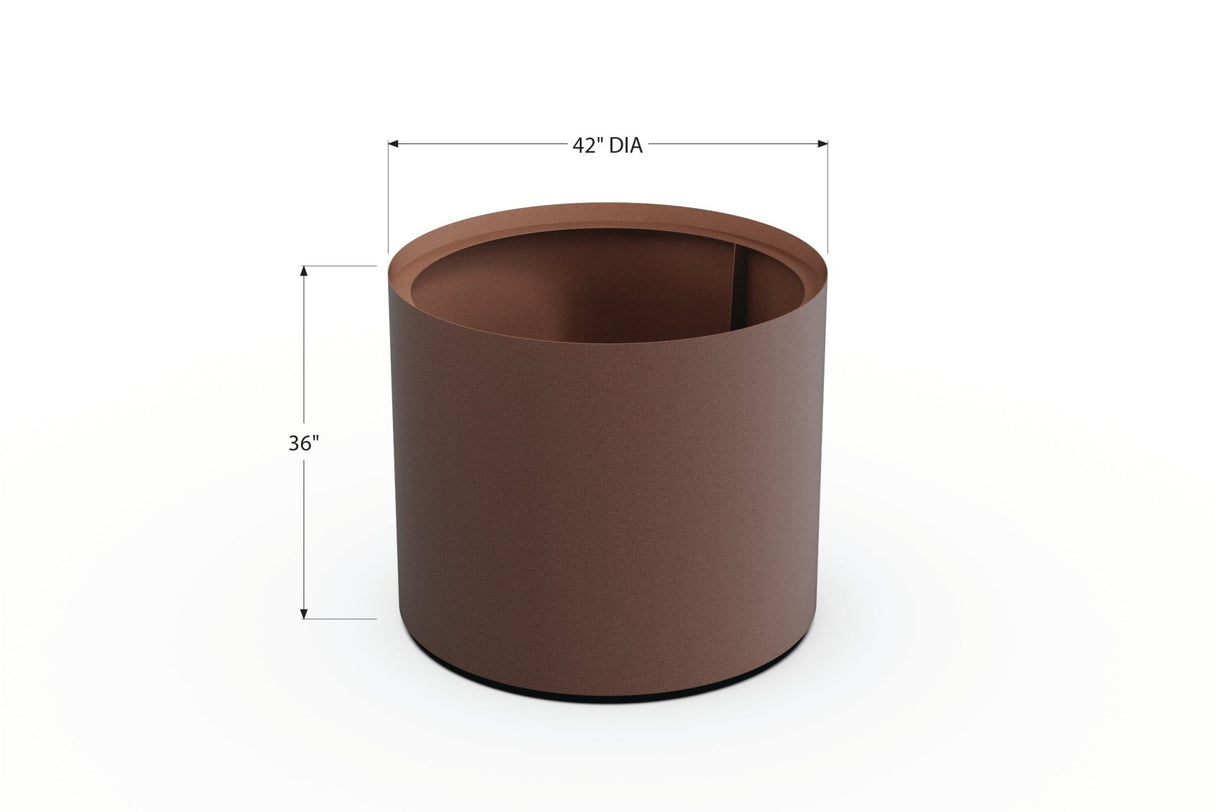 Aluminum Round Planter - Plantercraft