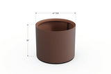 Aluminum Round Planter - Plantercraft
