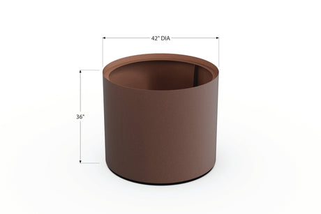Aluminum Round Planter - Plantercraft