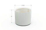 30% OFF Aluminum Round Planter – 48" DIA x 18" H