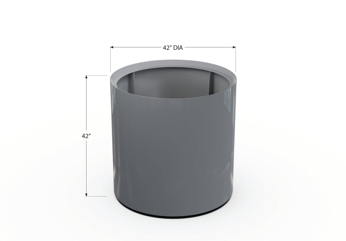 Aluminum Round Planter - Plantercraft