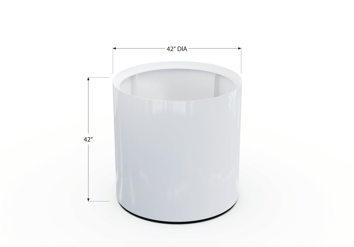 Aluminum Round Planter - Plantercraft