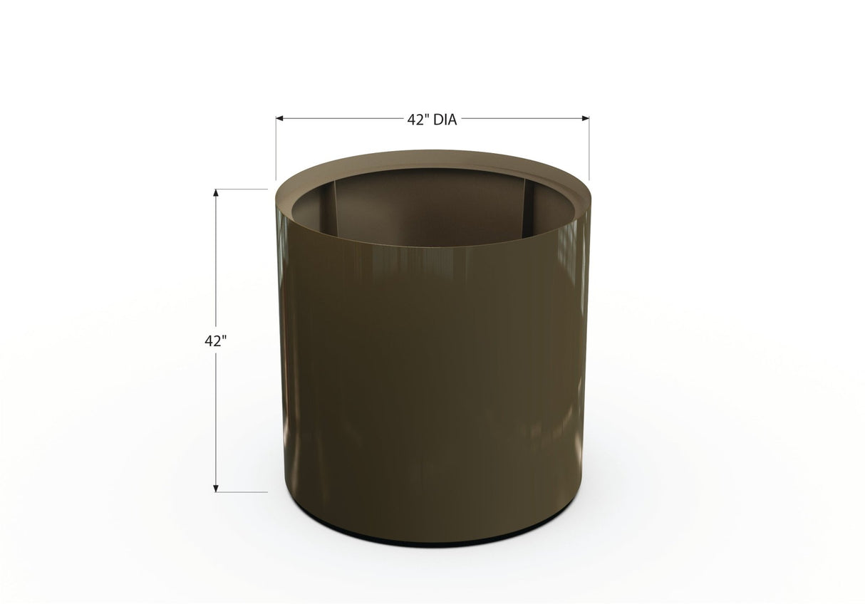 Aluminum Round Planter - Plantercraft