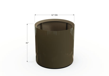 Aluminum Round Planter - Plantercraft
